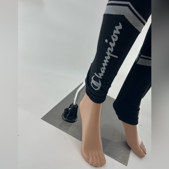 Champion Women's Sweatshirt Chevron Tight Athletic Black Size M - Picture 7 of 8